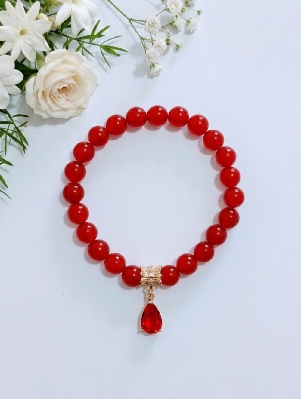 Jade Bracelet With Charm